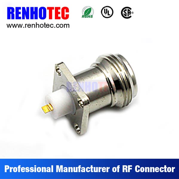 TNC Flang Mount Female RF Coaxial Connector